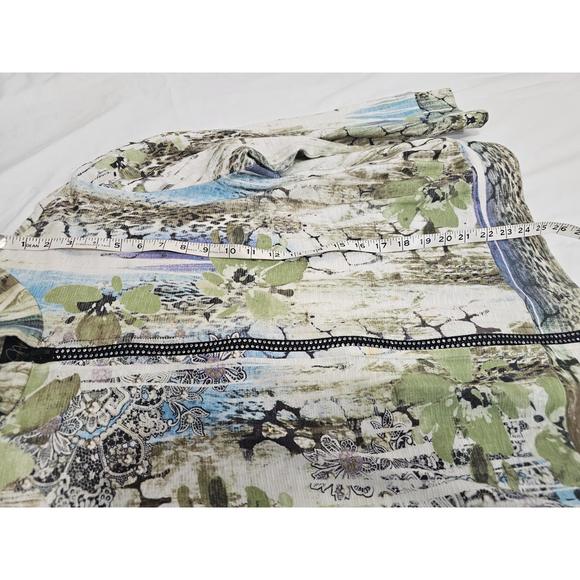 Dolcezza Jacket In Multi- Colir Abstract Print - Picture 3 of 11